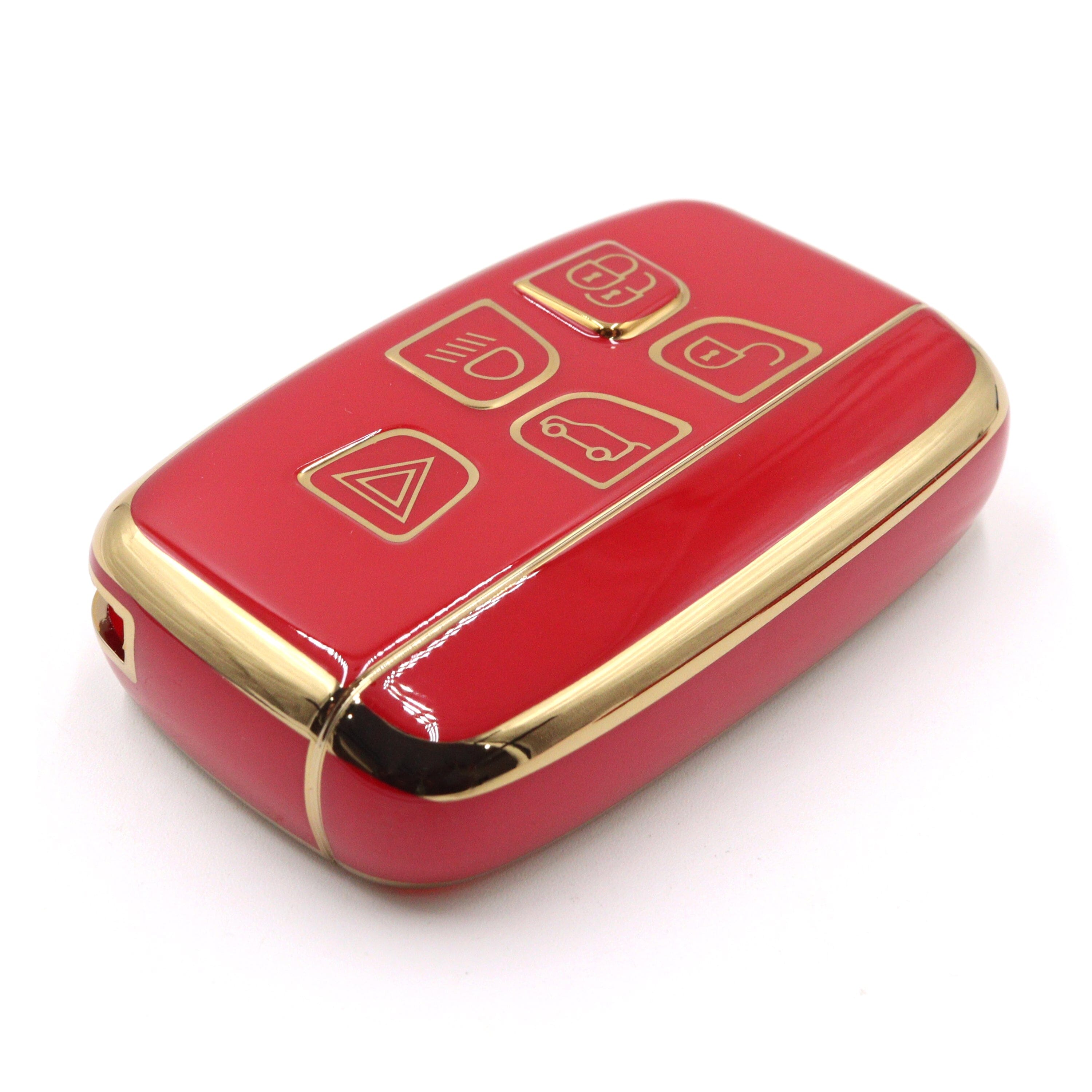 5 Button Red Car Key Sleeve To Suit Range Rover | Remote Pro